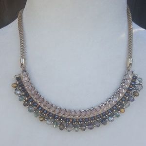 Topshop Freedom Beaded Bib Necklace